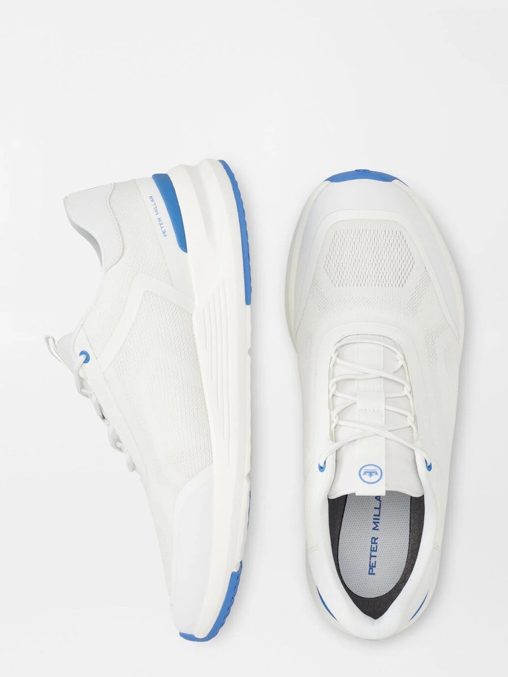 Peter Millar Men’s Camberfly White Sneakers | Size 12.5 | NWT